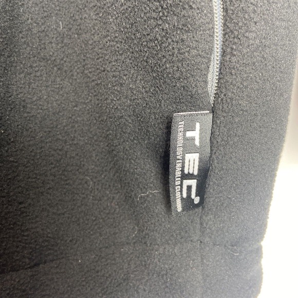 SCOTTeVEST Sweater Mens 3XL Black 1/4 Zip Outdoor Pockets Fleece Hiking Logo - Picture 6 of 9